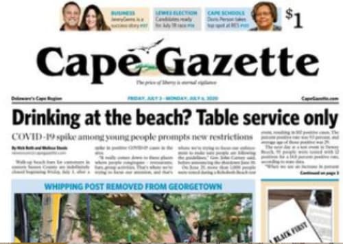 Cape Gazette Article